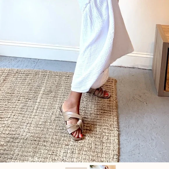 A. Soliani Taupe Rodi sandals - Picture 2 of 6